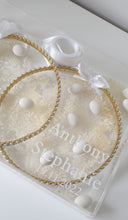 Load image into Gallery viewer, Acrylic Keepsake Box with Evelyn Gold Stefana