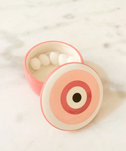 Load image into Gallery viewer, Ceramic Evil Eye Trinket Box
